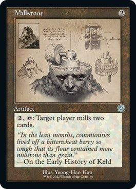 Image for Millstone (Schematic) (95) [The Brothers' War: Retro Frame Artifacts] - Magic: The Gathering