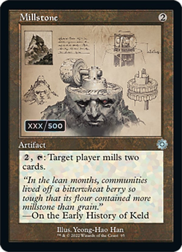 Image for Millstone (Schematic) (Serial Numbered) (95) [The Brothers' War: Retro Frame Artifacts] - Magic: The Gathering