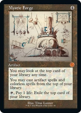 Image for Mystic Forge (Schematic) (99) [The Brothers' War: Retro Frame Artifacts] - Magic: The Gathering