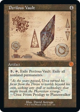 Image for Perilous Vault (Schematic) (101) [The Brothers' War: Retro Frame Artifacts] - Magic: The Gathering