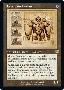 Image for Precursor Golem (Schematic) (105) [The Brothers' War: Retro Frame Artifacts] - Magic: The Gathering