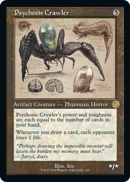 Image for Psychosis Crawler (Schematic) (107) [The Brothers' War: Retro Frame Artifacts] - Magic: The Gathering