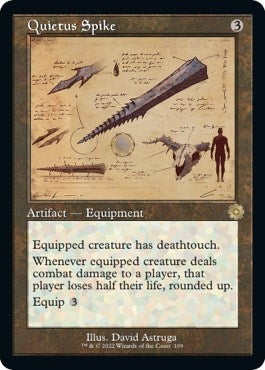 Image for Quietus Spike (Schematic) (109) [The Brothers' War: Retro Frame Artifacts] - Magic: The Gathering