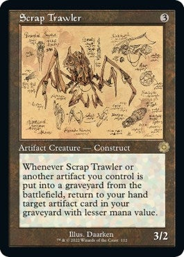 Image for Scrap Trawler (Schematic) (112) [The Brothers' War: Retro Frame Artifacts] - Magic: The Gathering