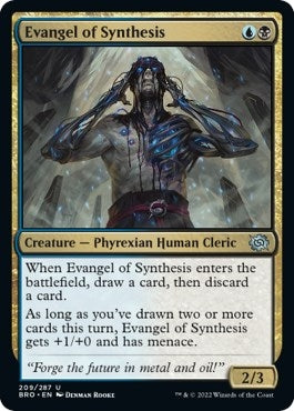Image for Evangel of Synthesis (209) [The Brothers' War] - Magic: The Gathering