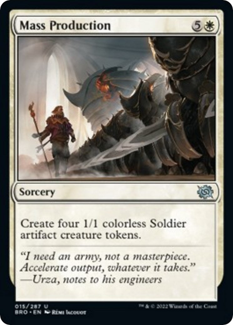 Image for Mass Production (15) [The Brothers' War] - Magic: The Gathering