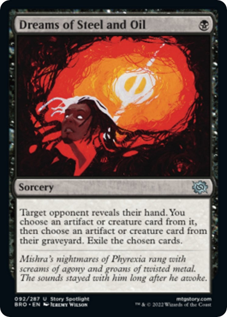 Image for Dreams of Steel and Oil (92) [The Brothers' War] - Magic: The Gathering