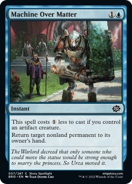 Image for Machine Over Matter (57) [The Brothers' War] - Magic: The Gathering