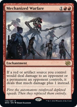 Image for Mechanized Warfare (139) [The Brothers' War] - Magic: The Gathering