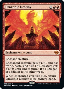Image for Draconic Destiny (130) [The Brothers' War] - Magic: The Gathering