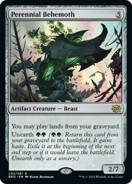 Image for Perennial Behemoth (202) [The Brothers' War] - Magic: The Gathering