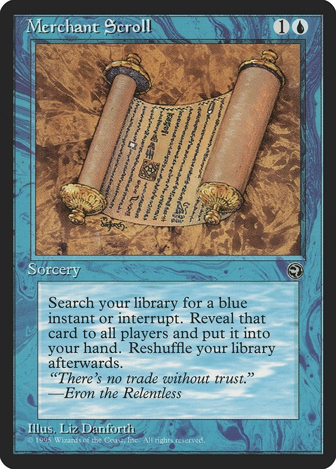 Image for Merchant Scroll [Homelands] - Magic: The Gathering