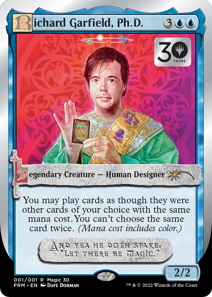 Image for Richard Garfield, Ph.D. (1) [30th Anniversary Promos] - Magic: The Gathering