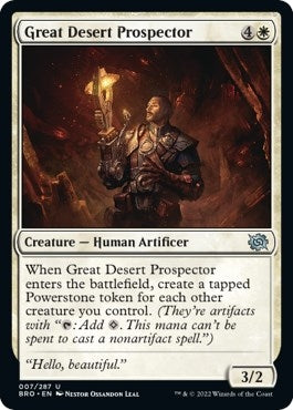 Image for Great Desert Prospector (7) [The Brothers' War] - Magic: The Gathering