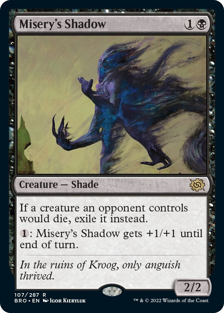Image for Misery's Shadow (107) [The Brothers' War] - Magic: The Gathering
