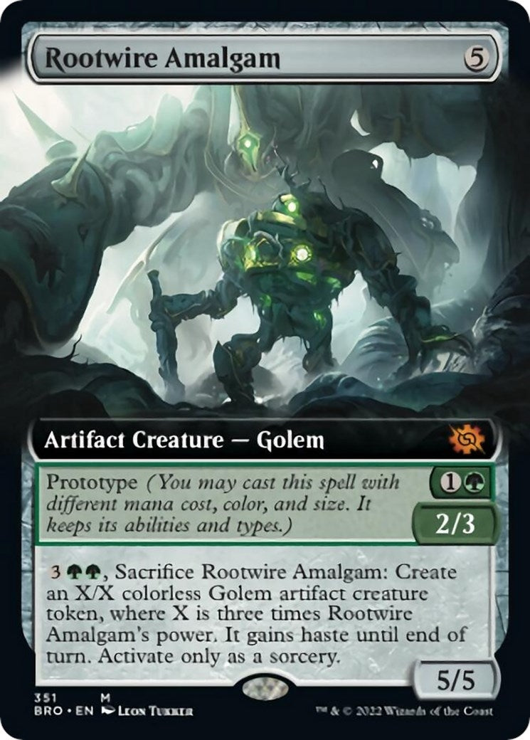 Image for Rootwire Amalgam (Extended Art) (351) [The Brothers' War] - Magic: The Gathering