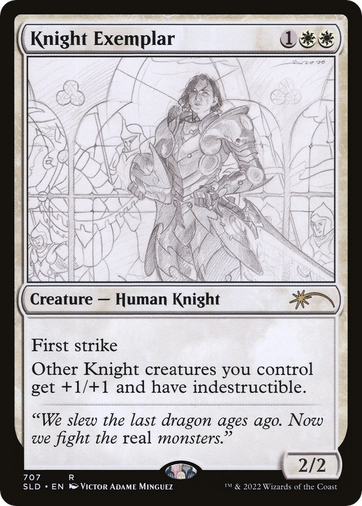 Image for Knight Exemplar (707) (707) [Secret Lair Drop Series] - Magic: The Gathering