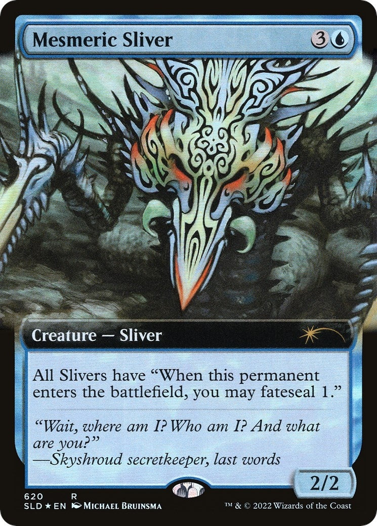Image for Mesmeric Sliver (Extended Art) (620) [Secret Lair Drop Series] - Magic: The Gathering