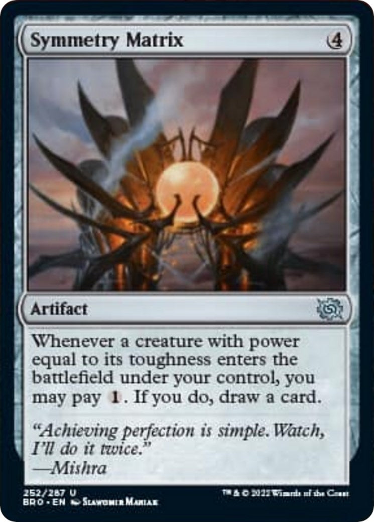 Image for Symmetry Matrix (252) [The Brothers' War] - Magic: The Gathering