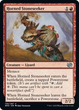 Image for Horned Stoneseeker (138) [The Brothers' War] - Magic: The Gathering