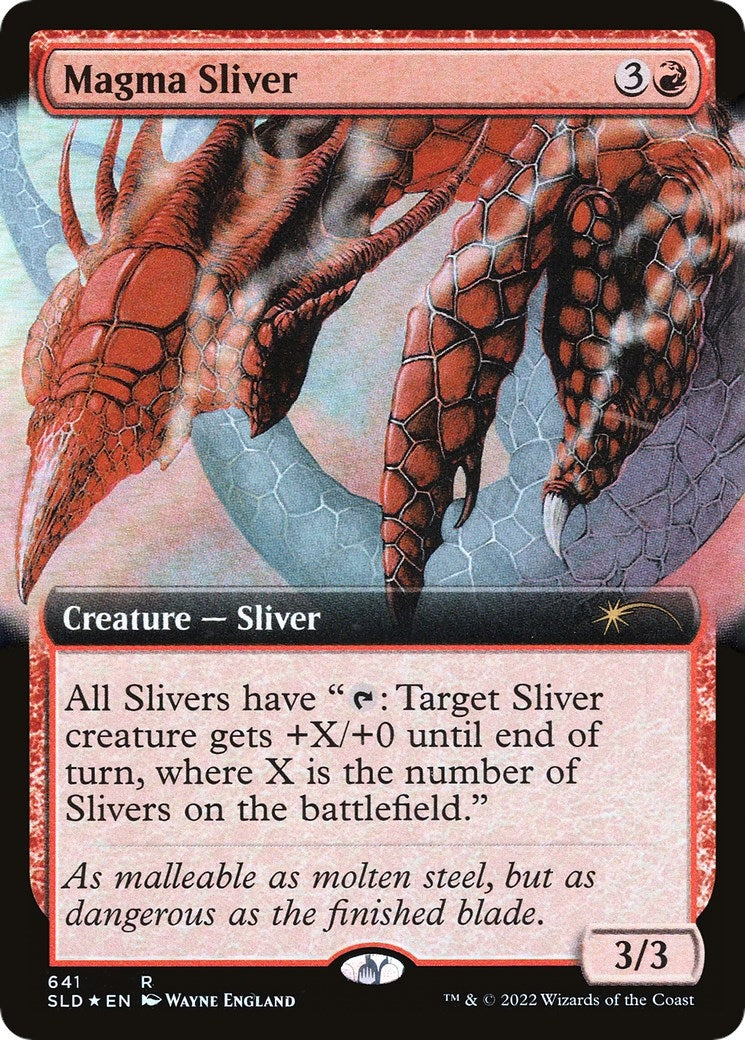 Image for Magma Sliver (Extended Art) (641) [Secret Lair Drop Series] - Magic: The Gathering