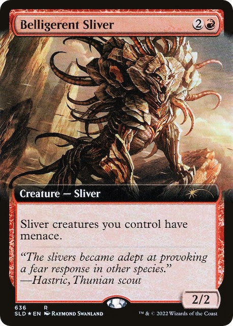 Image for Belligerent Sliver (Extended Art) (636) [Secret Lair Drop Series] - Magic: The Gathering
