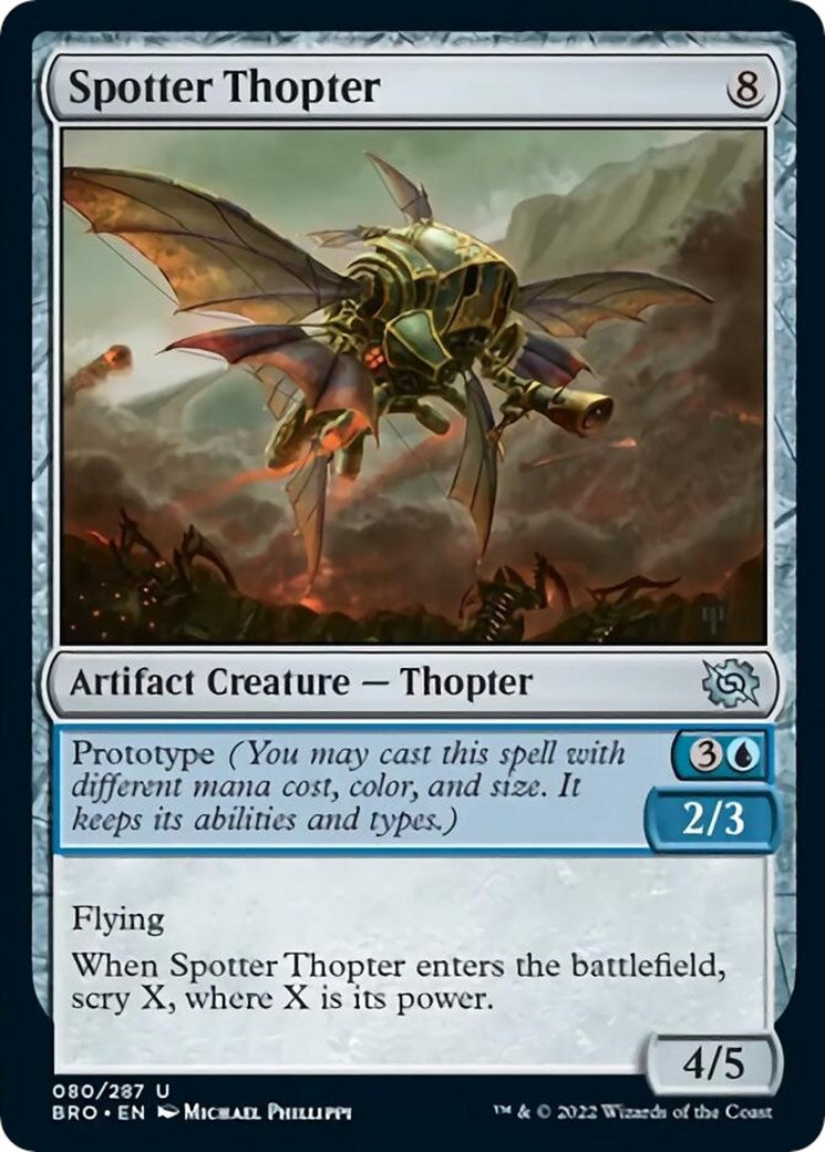 Image for Spotter Thopter (80) [The Brothers' War] - Magic: The Gathering
