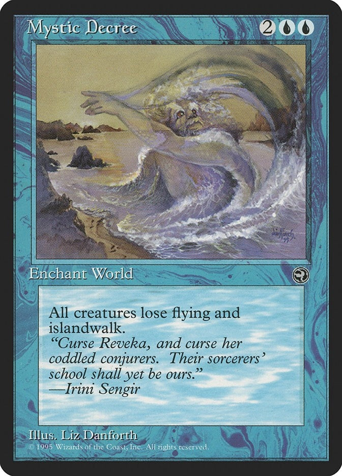 Image for Mystic Decree [Homelands] - Magic: The Gathering