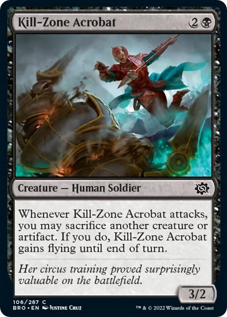 Image for Kill-Zone Acrobat (106) [The Brothers' War] - Magic: The Gathering