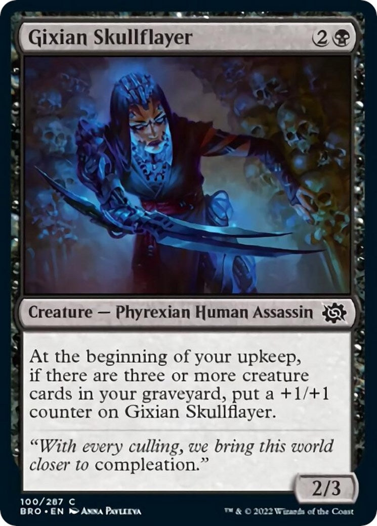 Image for Gixian Skullflayer (100) [The Brothers' War] - Magic: The Gathering