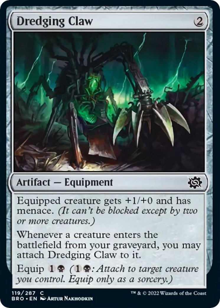 Image for Dredging Claw (119) [The Brothers' War] - Magic: The Gathering