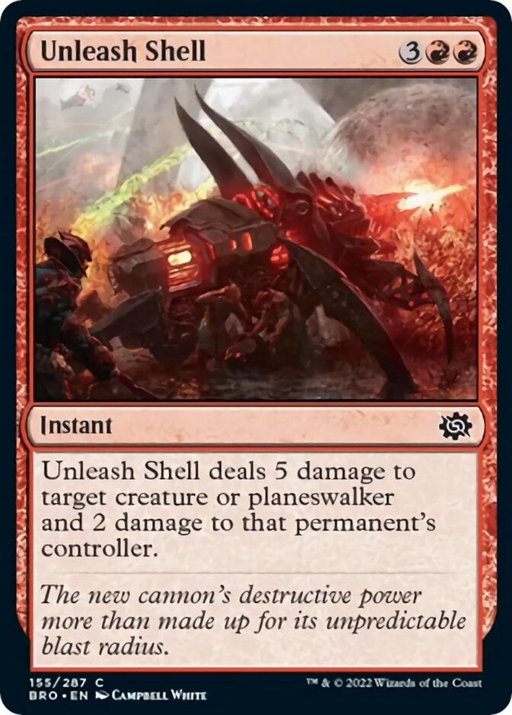 Image for Unleash Shell (155) [The Brothers' War] - Magic: The Gathering