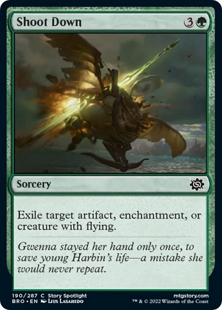 Image for Shoot Down (190) [The Brothers' War] - Magic: The Gathering