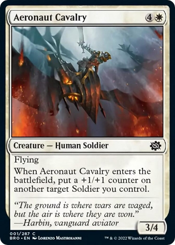 Image for Aeronaut Cavalry (1) [The Brothers' War] - Magic: The Gathering