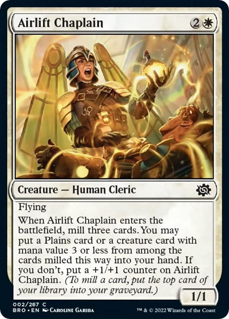 Image for Airlift Chaplain (2) [The Brothers' War] - Magic: The Gathering