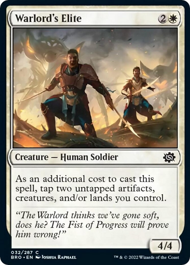 Image for Warlord's Elite (32) [The Brothers' War] - Magic: The Gathering