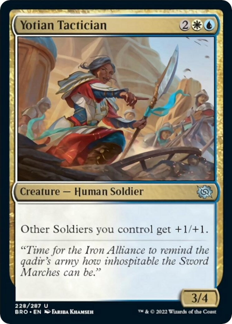 Image for Yotian Tactician (228) [The Brothers' War] - Magic: The Gathering