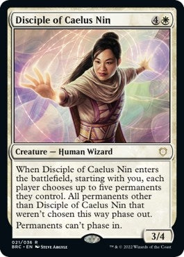 Image for Disciple of Caelus Nin (21) [The Brothers' War] - Magic: The Gathering