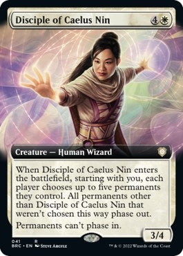 Image for Disciple of Caelus Nin (Extended Art) (41) [The Brothers' War] - Magic: The Gathering
