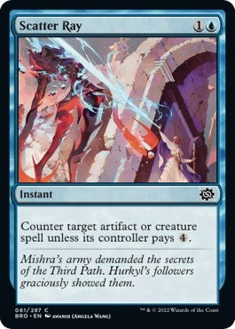 Image for Scatter Ray (61) [The Brothers' War] - Magic: The Gathering