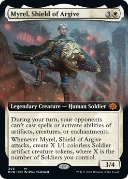 Image for Myrel, Shield of Argive (Extended Art) (305) [The Brothers' War] - Magic: The Gathering