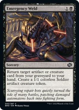 Image for Emergency Weld (93) [The Brothers' War] - Magic: The Gathering
