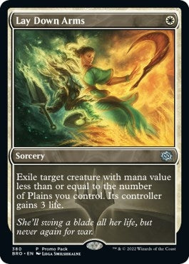 Image for Lay Down Arms (380) [The Brothers' War] - Magic: The Gathering
