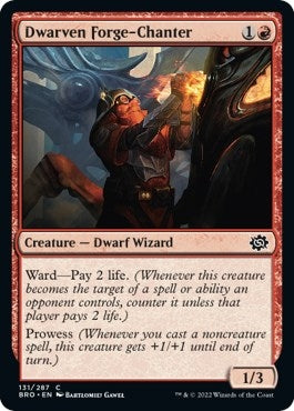 Image for Dwarven Forge-Chanter (131) [The Brothers' War] - Magic: The Gathering