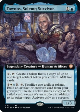 Image for Tawnos, Solemn Survivor (Extended Art) (42) [The Brothers' War] - Magic: The Gathering