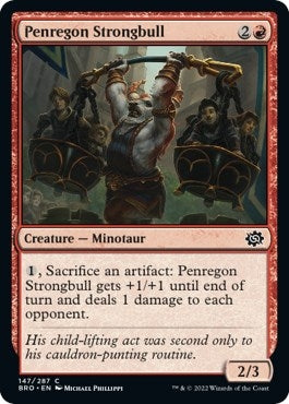 Image for Penregon Strongbull (147) [The Brothers' War] - Magic: The Gathering