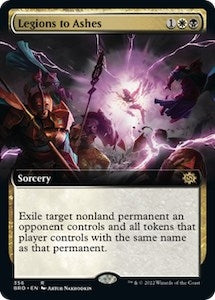 Image for Legions to Ashes (Extended Art) (356) [The Brothers' War] - Magic: The Gathering