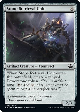 Image for Stone Retrieval Unit (248) [The Brothers' War] - Magic: The Gathering