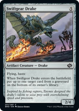 Image for Swiftgear Drake (251) [The Brothers' War] - Magic: The Gathering