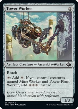 Image for Tower Worker (255) [The Brothers' War] - Magic: The Gathering